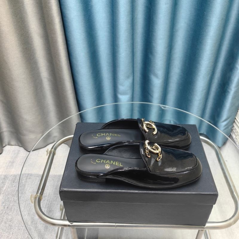 Ch*el leather shoes